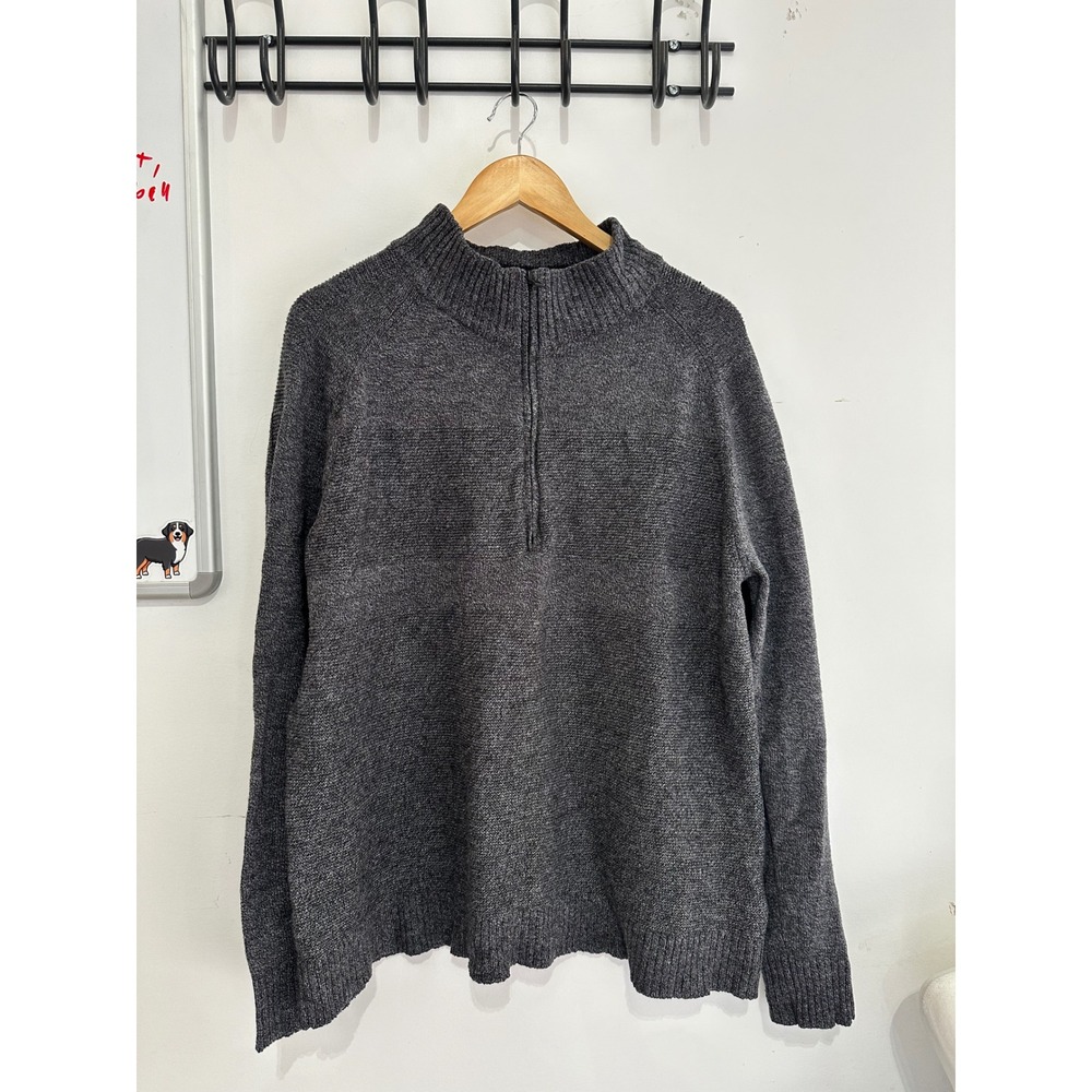 Smartwool Ripple Ridge Mens 1/2 Zip Sweater Wool Blend XL